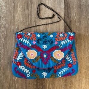 Big Buddha Embroidered Crossbody Bag